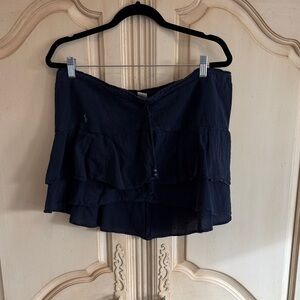 Ralph Lauren Navy Skater Skirt